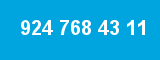 924 768 43 11